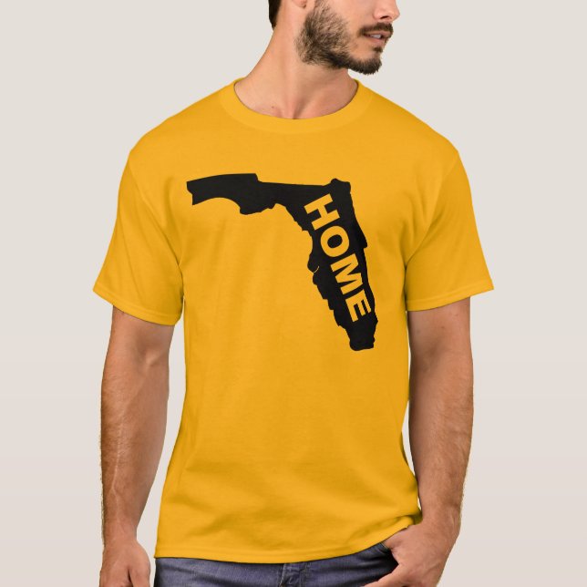 Florida Hemmet Borta Från Hemmet T-shirts (Framsida)