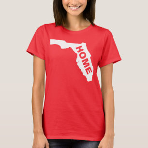 Florida Hemmet Borta Från Hemmet T-shirts