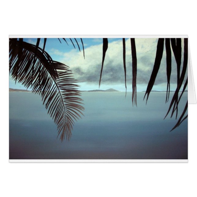 Florida Himmel Hälsningskort (Framsidan Horizontal)