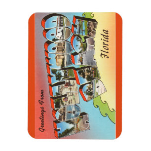 Florida Hollywood strandmagnet Magnet