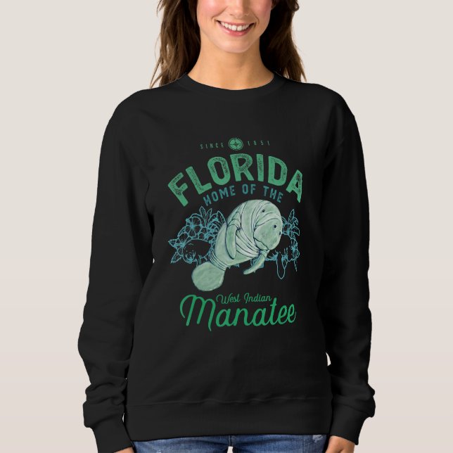 Florida Home Of The Manatee Sea Cow 1 T Shirt (Framsida)