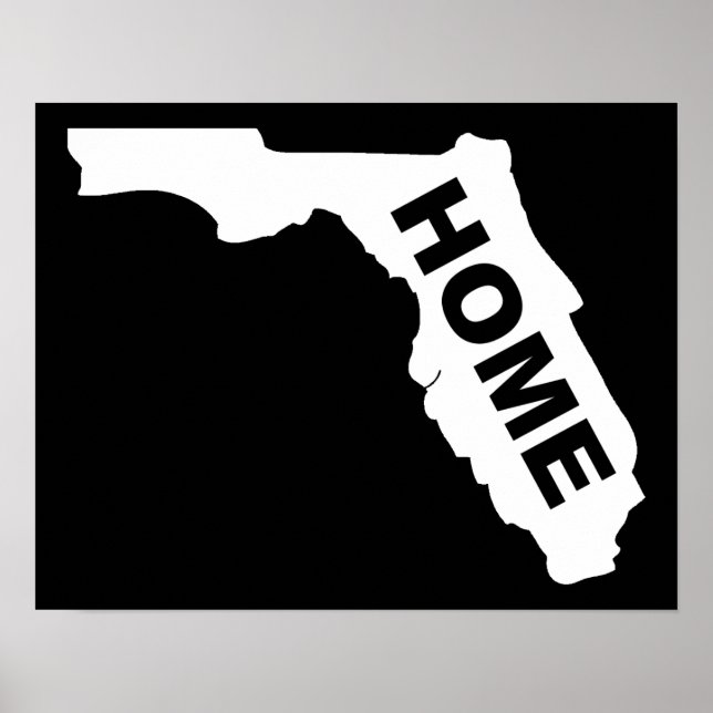 Florida Home Poster Sign Sunshine State (Framsidan)