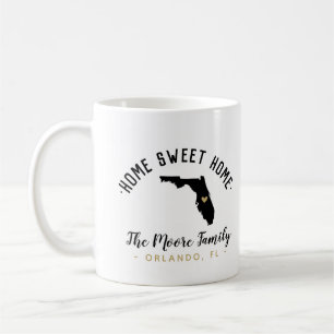 Florida Home Sweet Home Family Monogram Mugg
