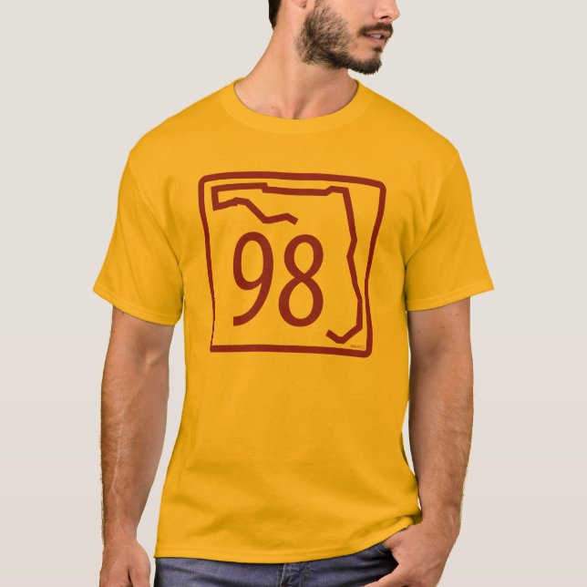 Florida huvudvägtecken t shirt (Framsida)