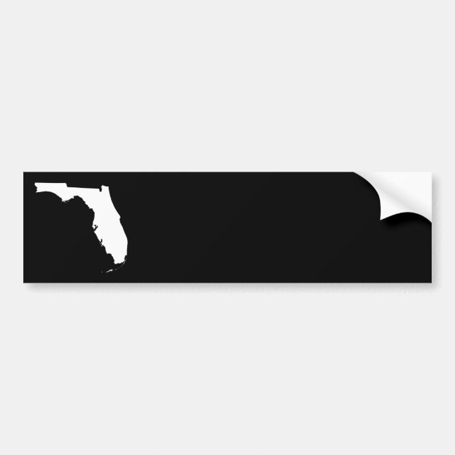 Florida i vitt och svart bildekal (Framsidan)