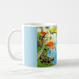 Florida Illustrated Postcard Mugg