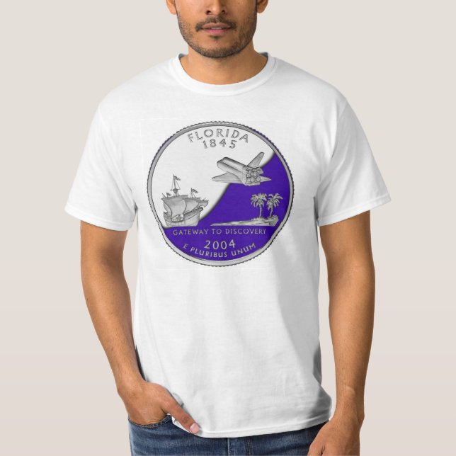 Florida inkvarterar T-tröja T Shirt (Framsida)