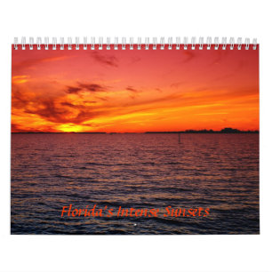 Florida intensiva solnedgångar kalender