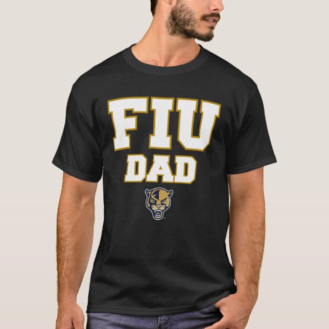 Florida International FIU Panthers Dad T Shirt (Framsida)