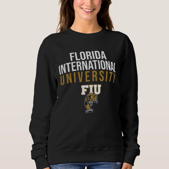 Florida International FIU Panthers Stacked T Shirt (Framsida)