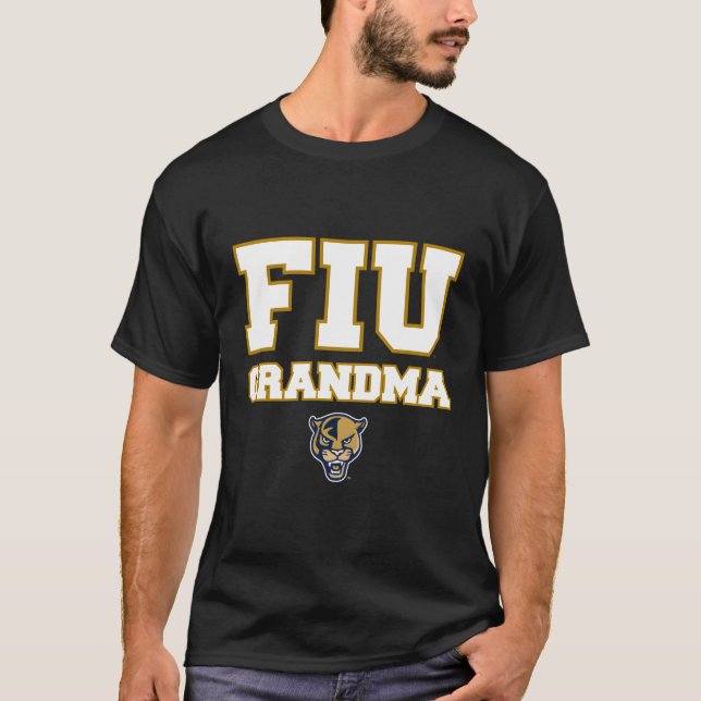 Florida Internationell Fiu Panthers Grandma T Shirt (Framsida)