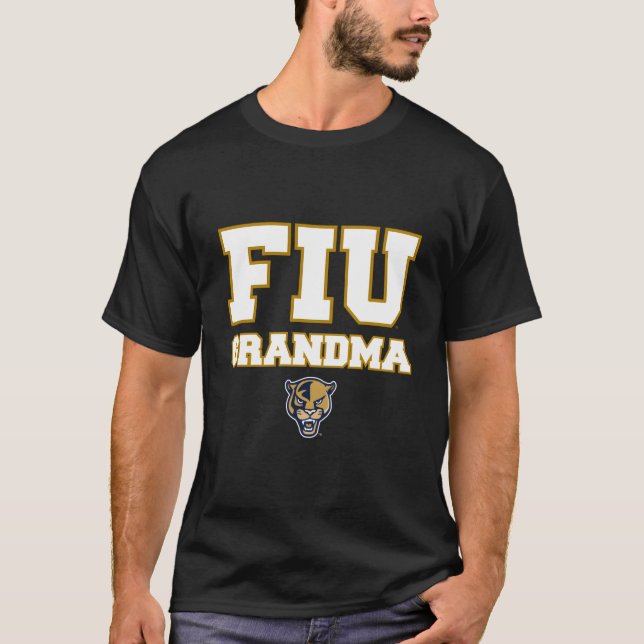 Florida Internationell Fiu Panthers Grandma T Shirt (Framsida)