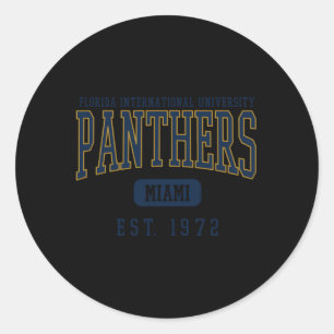 Florida Internationell Fiu Panthers grundades den Runt Klistermärke