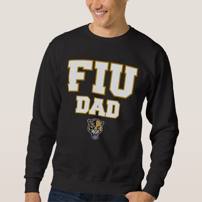 Florida Internationell FIU Panthers Pappa Lång Ärmad Tröja (Framsida)