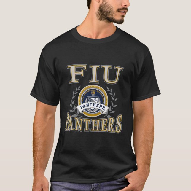 Florida Internationell Golden Panthers Laurels T Shirt (Framsida)