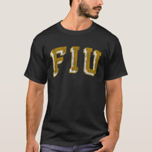 Florida Internationell Golden Panthers Retro Arch T Shirt