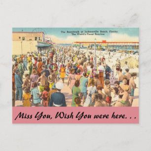 Florida, Jacksonville, Beach Amusements Vykort