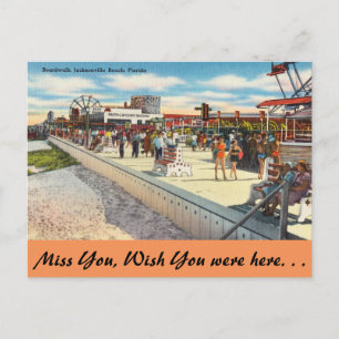 Florida, Jacksonville, Boardpromenad Vykort