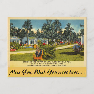 Florida, Jacksonville, Grönt Acres Vykort