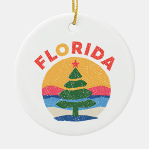 Florida jul julgransprydnad keramik