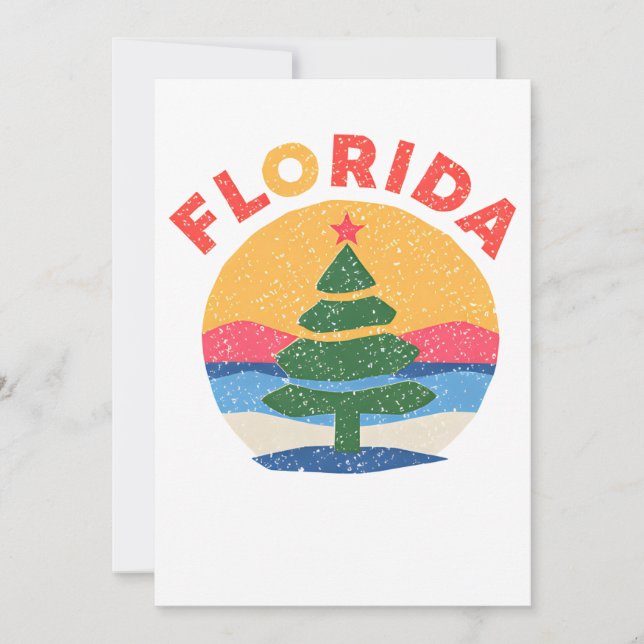Florida jul julkort (Framsida)