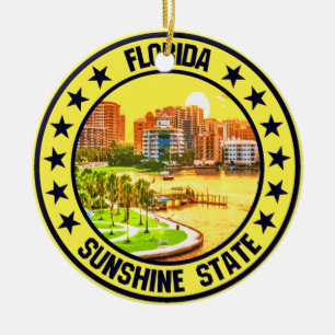 Florida Julgransprydnad Keramik