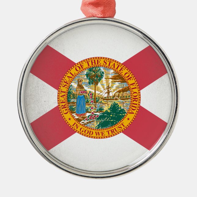 Florida Julgransprydnad Metall (Framsidan)