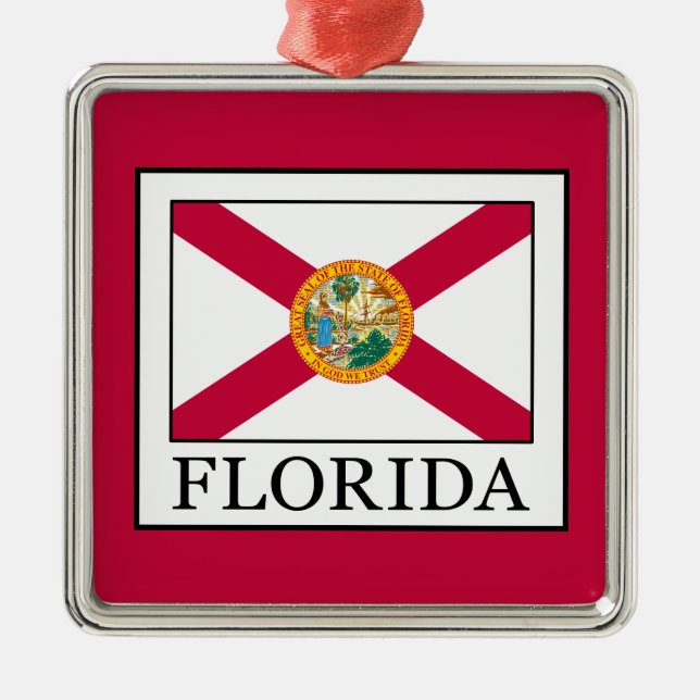 Florida Julgransprydnad Metall (Framsidan)
