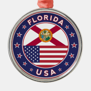 Florida Julgransprydnad Metall
