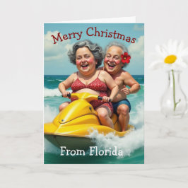 Florida-julhälsningskort Kort