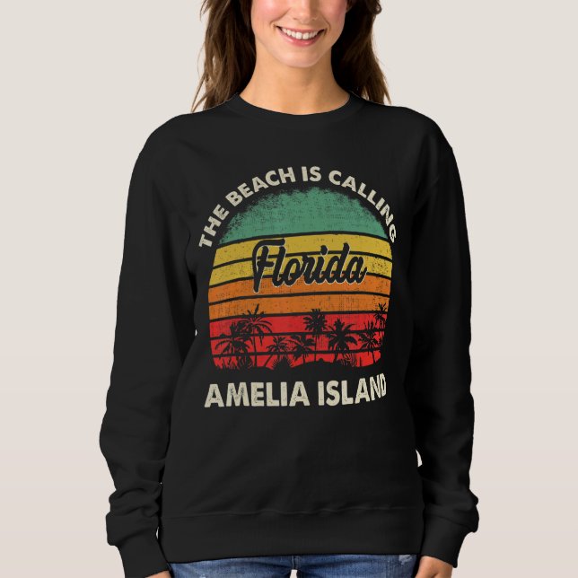 Florida kallar Handflatan Träd sommarön Amelia T Shirt (Framsida)