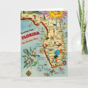 Florida Karta - Fars Dag Kort