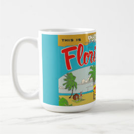Florida Karta Kaffemugg