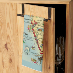 Florida Karta Kitchen Towels Kökshandduk