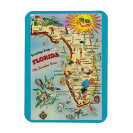 Florida Karta Magnet
