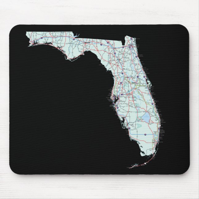 Florida Karta Mousepad Musmatta (Framsidan)