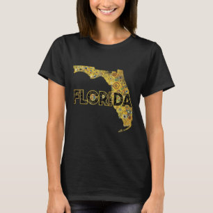 Florida Karta och Text T Shirt