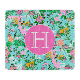 Florida Karta Preppy Handflatan Beach Mönster Mono