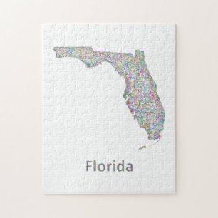 Florida karta pussel