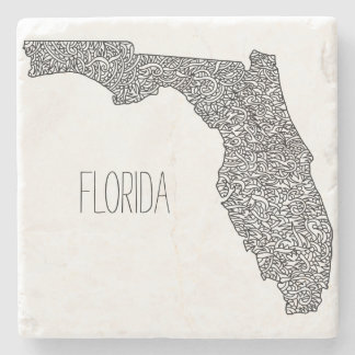 Florida Karta Stenunderlägg