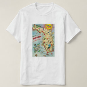 Florida Karta T Shirt