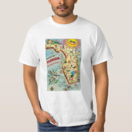 Florida Karta T Shirt