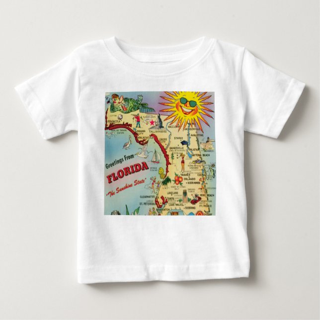 Florida Karta T Shirt (Framsida)