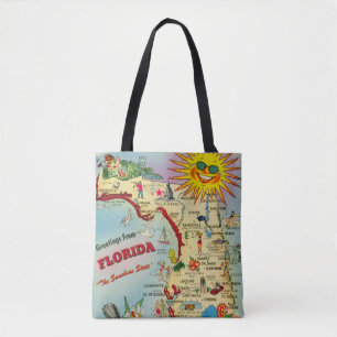 Florida Karta Tygkasse