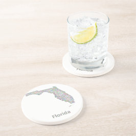 Florida karta underlägg sandsten