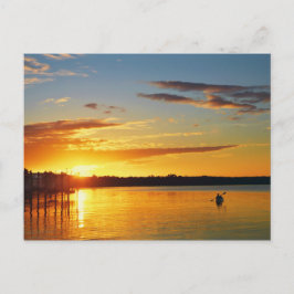 Florida Kayaker i Sunset Vykort