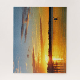 Florida Kayaker vid Sunset 16x20 Pussel