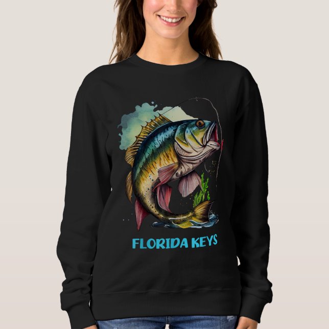 Florida Keys FL Fly Fishing Trip Fisher Flyfishing T Shirt (Framsida)