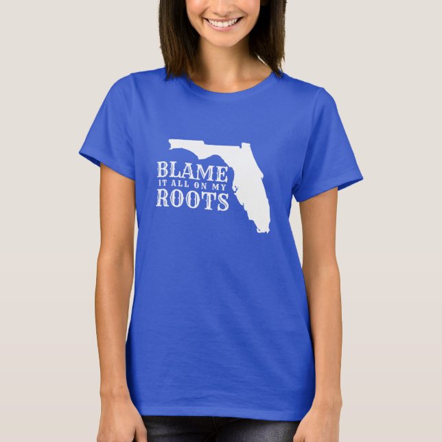 Florida klander allt rotar det på mitt roligt t-shirt (Framsida)