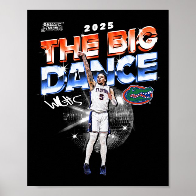 Florida Kommer Richard Ncaa Final Four 2025 Herr S Poster (Framsidan)